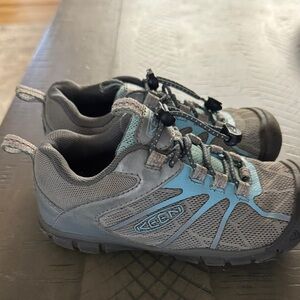 Keen Gray and Teal Outdoor Shoes